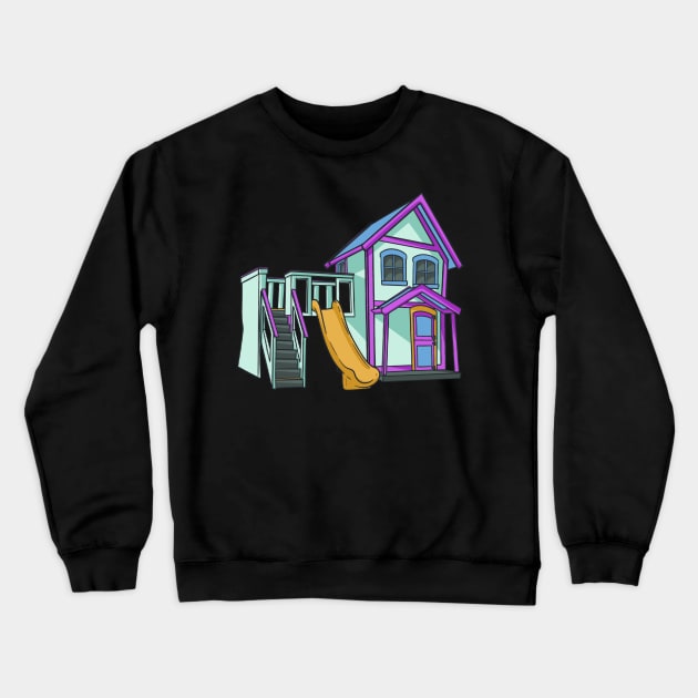 Kids Playhouse Kid Crewneck Sweatshirt by fromherotozero